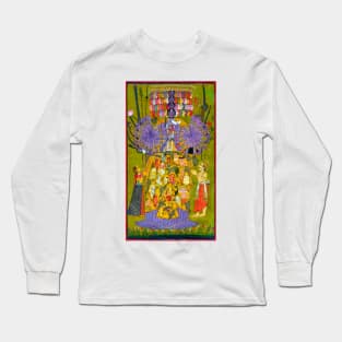 Krishna Vishwaroopa, Bhagavad Gita, Mahabharata 1740 India Long Sleeve T-Shirt